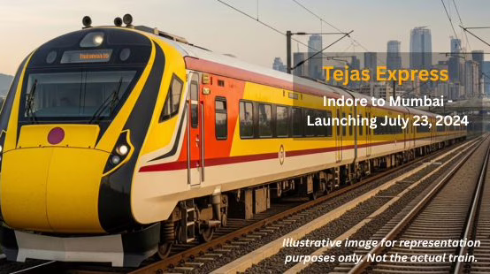 Tejas Express Indore to Mumbai