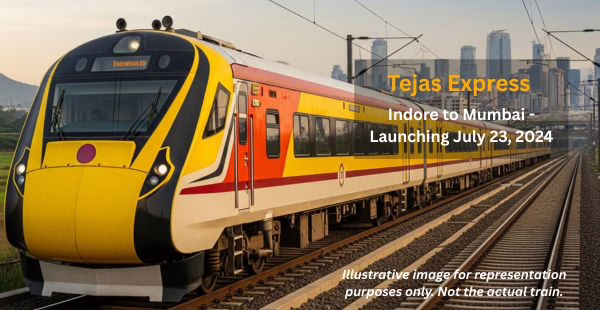 Tejas Express Indore to Mumbai